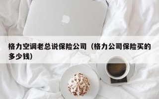 格力空调老总说保险公司（格力公司保险买的多少钱）